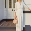 Outlet Belle & Bloom All Eyes On Me Midi Dress - White