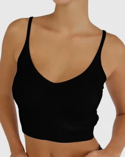 Fashion Belle & Bloom All I Need Knit Crop - Black