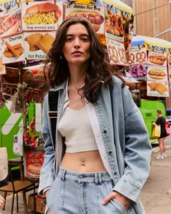 Sale Belle & Bloom All I Need Knit Crop - Cream