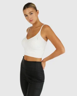 Sale Belle & Bloom All I Need Knit Crop - Cream