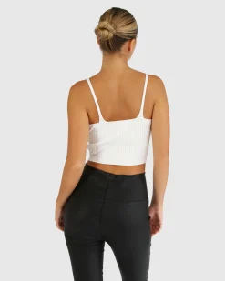 Sale Belle & Bloom All I Need Knit Crop - Cream