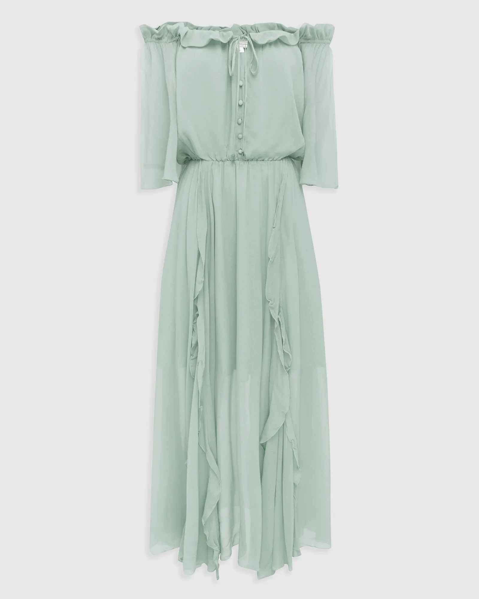 Online Belle & Bloom Amour Amour Ruffled Midi Dress - Spearmint FINAL SALE SpearmintFINALSALE
