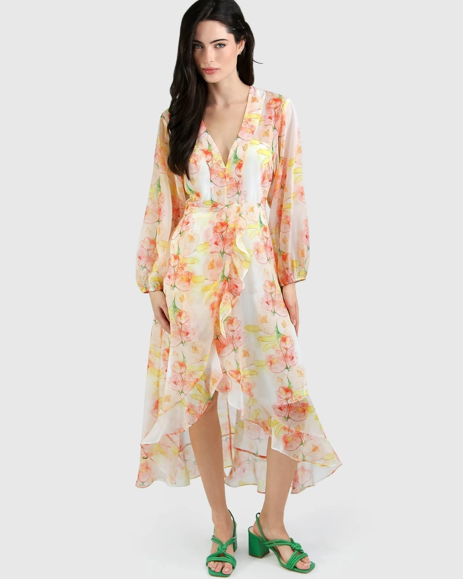 Discount Belle & Bloom Beautiful Escape Dress - Floral Bouquet FloralBouquet