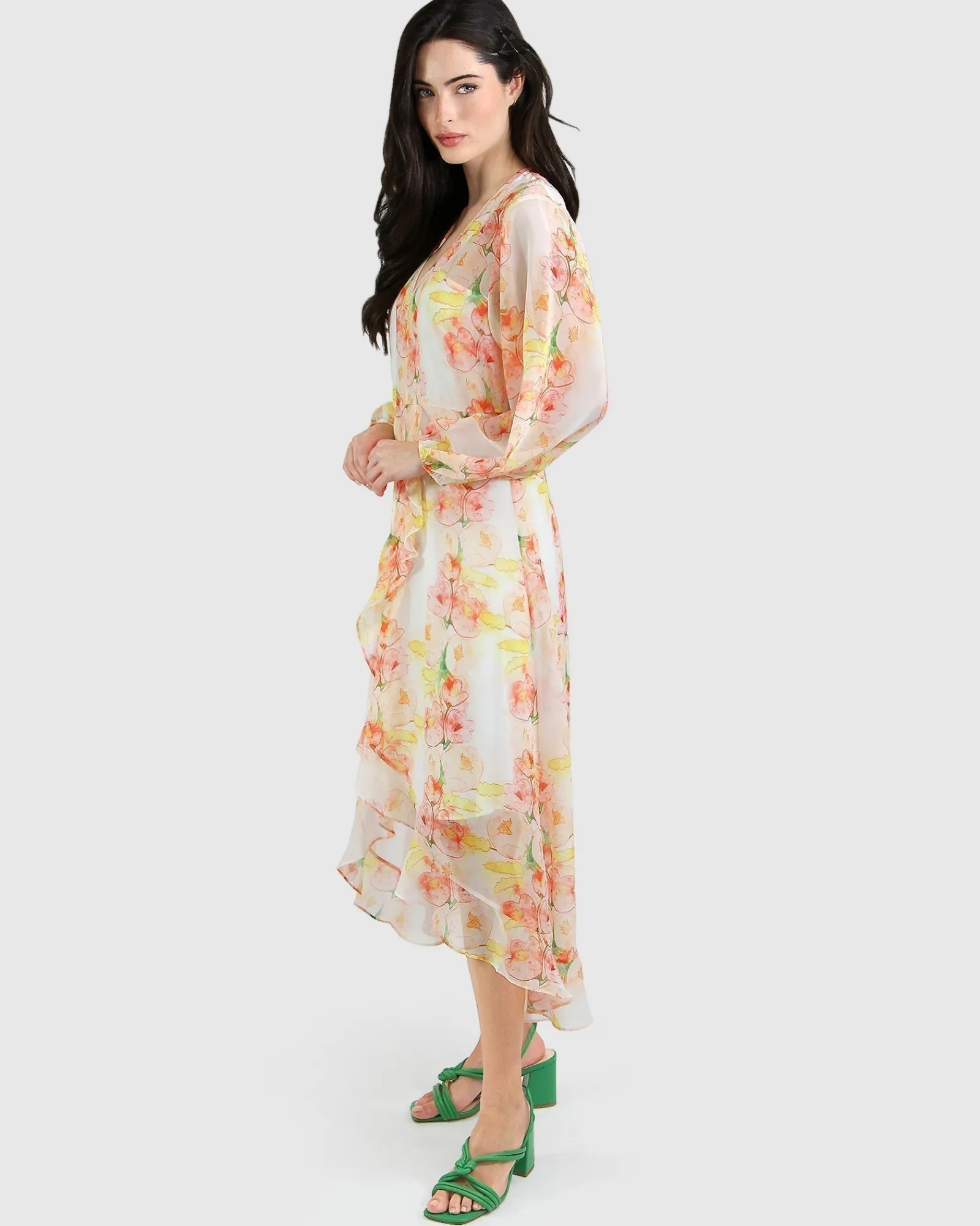 Discount Belle & Bloom Beautiful Escape Dress - Floral Bouquet FloralBouquet