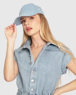 Outlet Belle & Bloom Belle Baseball Cap - Stonewash