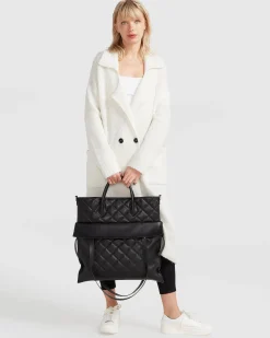 Outlet Belle & Bloom Born To Run Sustainable Sweater Coat - White
