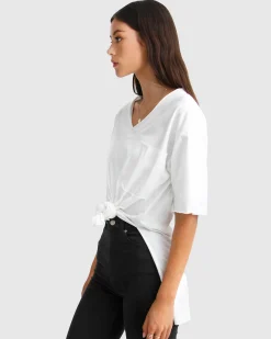 Best Belle & Bloom Brave Soul Oversized T-Shirt - White Shirt-White
