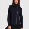 Best Belle & Bloom Brother’s Zip Front Jumper - Navy