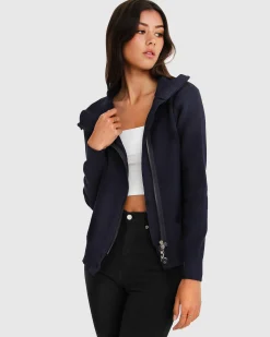 Best Belle & Bloom Brother’s Zip Front Jumper - Navy