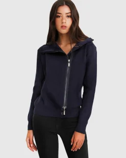 Best Belle & Bloom Brother’s Zip Front Jumper - Navy