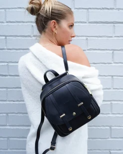 Sale Belle & Bloom Camila Leather Backpack - Black