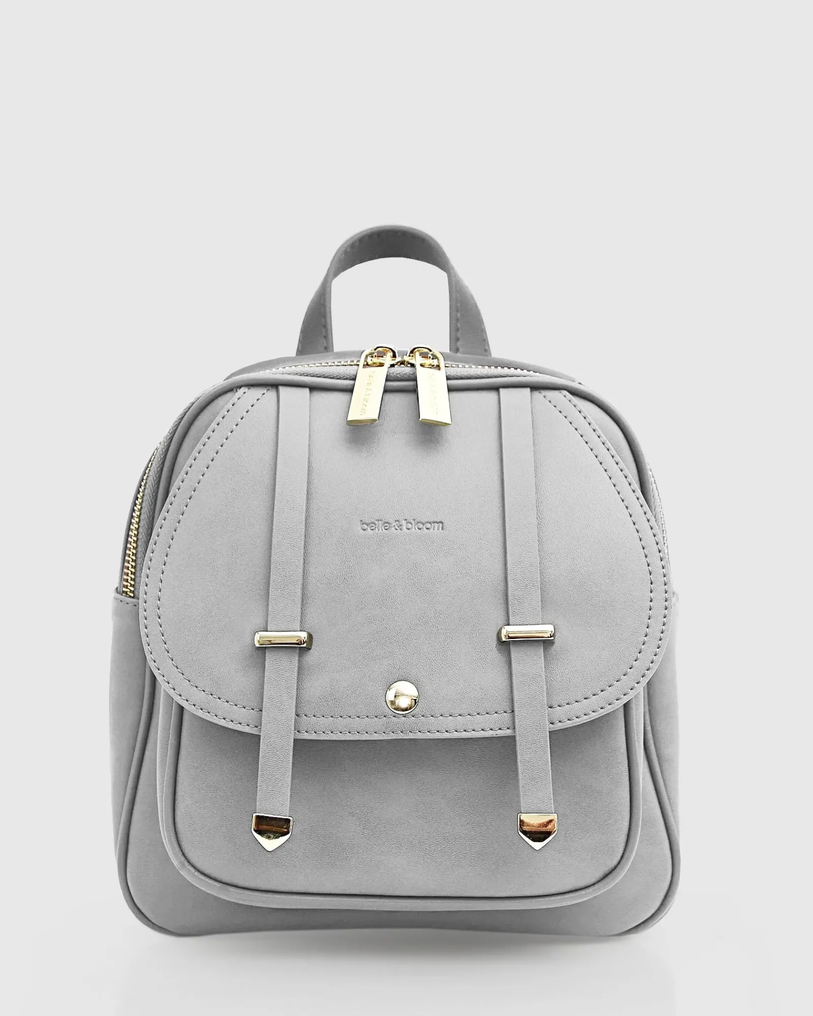 Best Belle & Bloom Camila Leather Backpack - Grey