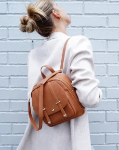Online Belle & Bloom Camila Leather Backpack - Brown