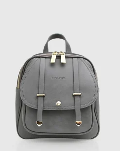 Hot Belle & Bloom Camila Leather Backpack - Ash