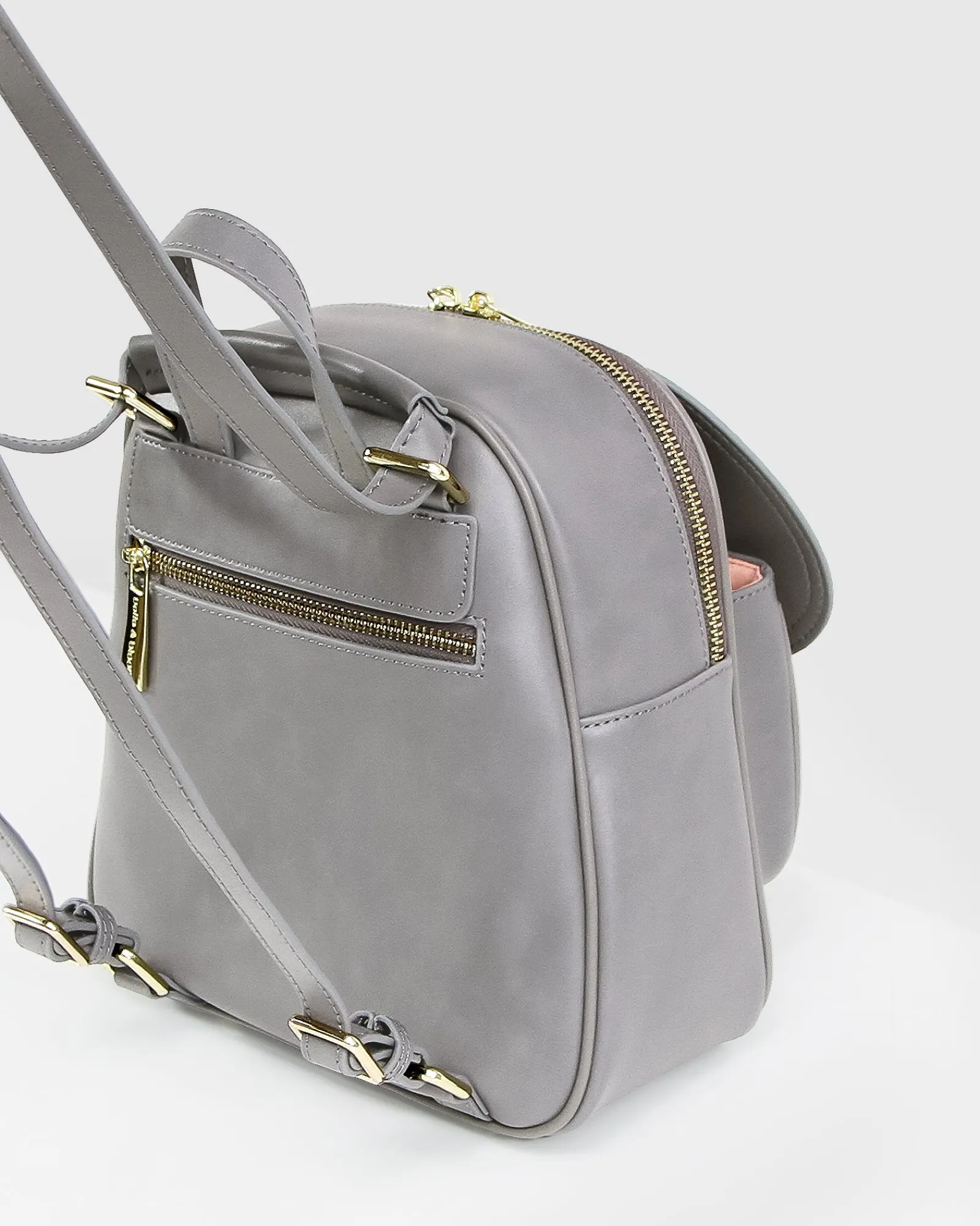 Best Belle & Bloom Camila Leather Backpack - Grey