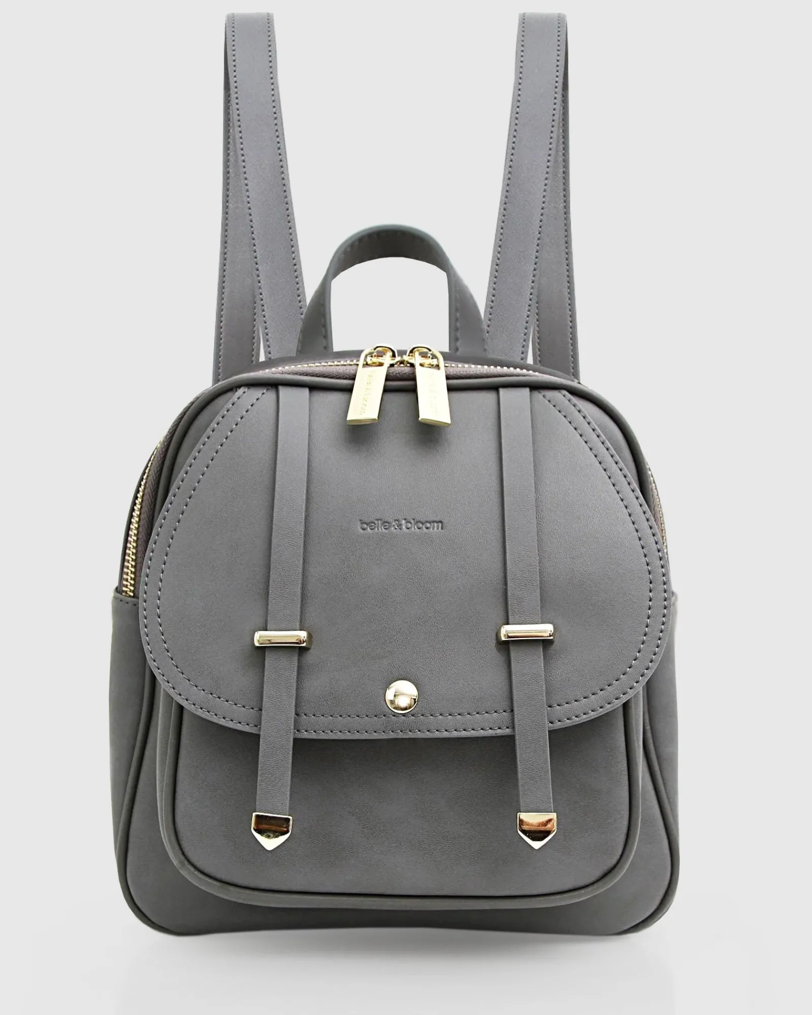 Hot Belle & Bloom Camila Leather Backpack - Ash