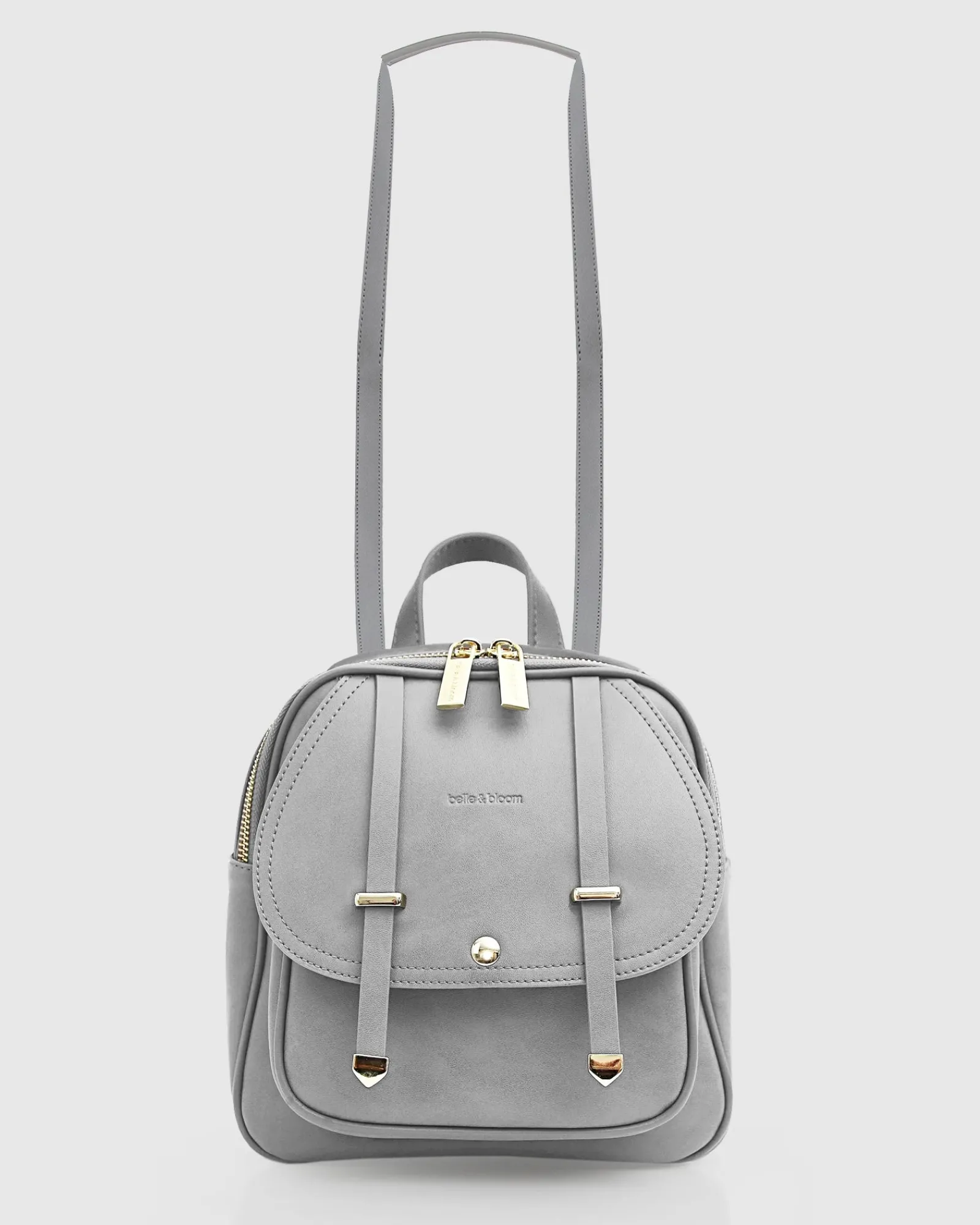 Best Belle & Bloom Camila Leather Backpack - Grey