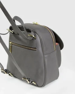 Hot Belle & Bloom Camila Leather Backpack - Ash