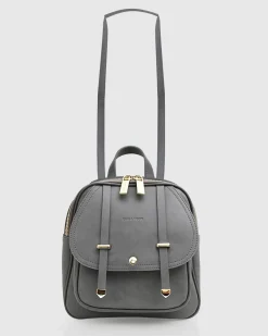 Hot Belle & Bloom Camila Leather Backpack - Ash