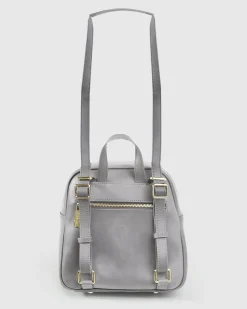 Best Belle & Bloom Camila Leather Backpack - Grey