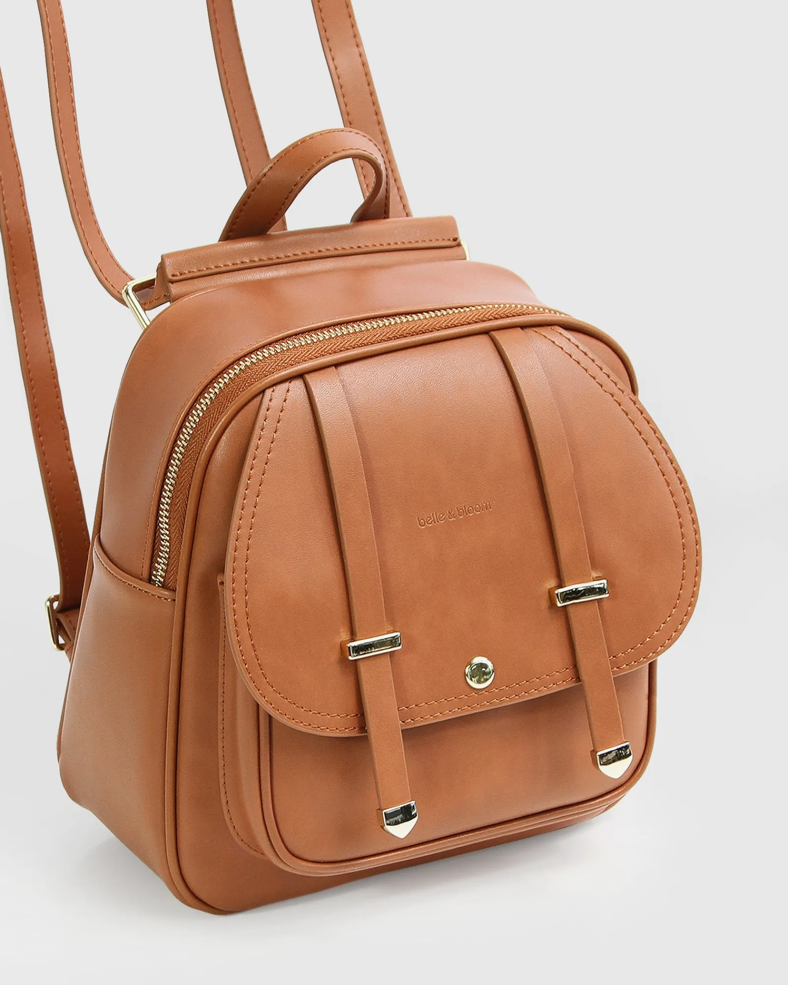 Online Belle & Bloom Camila Leather Backpack - Brown