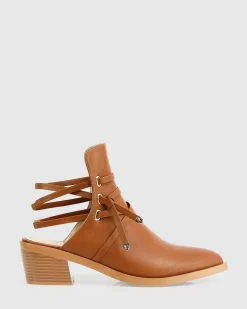 Best Belle & Bloom Can't Be Tamed Open Back Boot - Tan