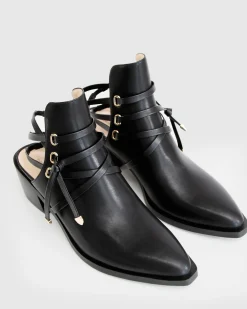 Outlet Belle & Bloom Can't Be Tamed Open Back Boot - Black