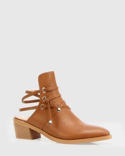 Best Belle & Bloom Can't Be Tamed Open Back Boot - Tan