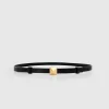 Discount Belle & Bloom Cleopatra Pyramid Stud Leather Belt - Black