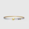 Outlet Belle & Bloom Cleopatra Pyramid Stud Leather Belt - Metallic