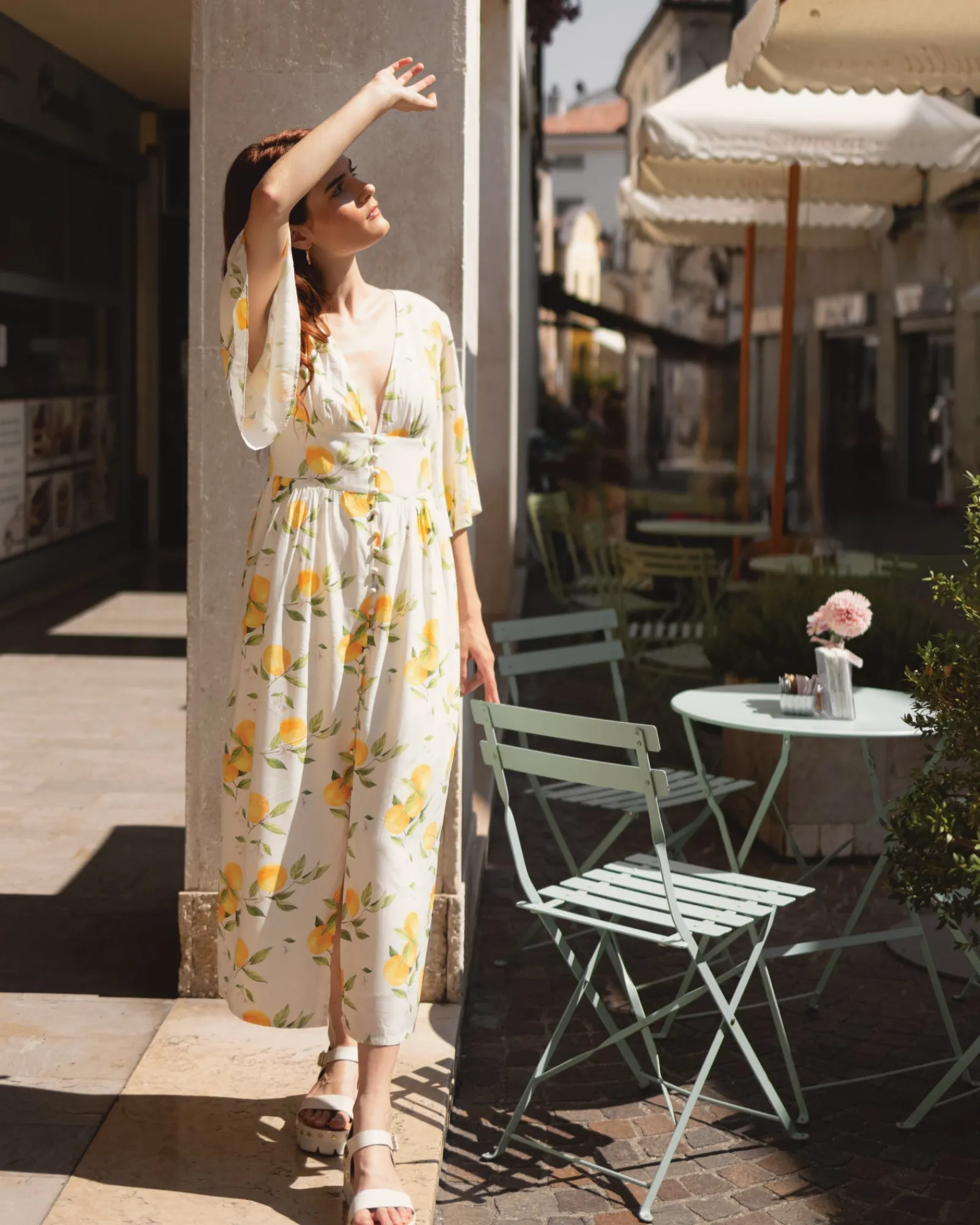 Sale Belle & Bloom Crazy Love Button Up Dress - Orchard