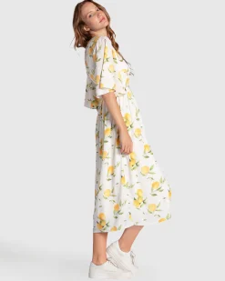 Sale Belle & Bloom Crazy Love Button Up Dress - Orchard