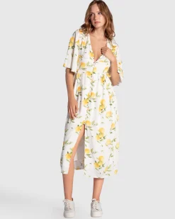 Sale Belle & Bloom Crazy Love Button Up Dress - Orchard