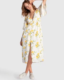 Sale Belle & Bloom Crazy Love Button Up Dress - Orchard