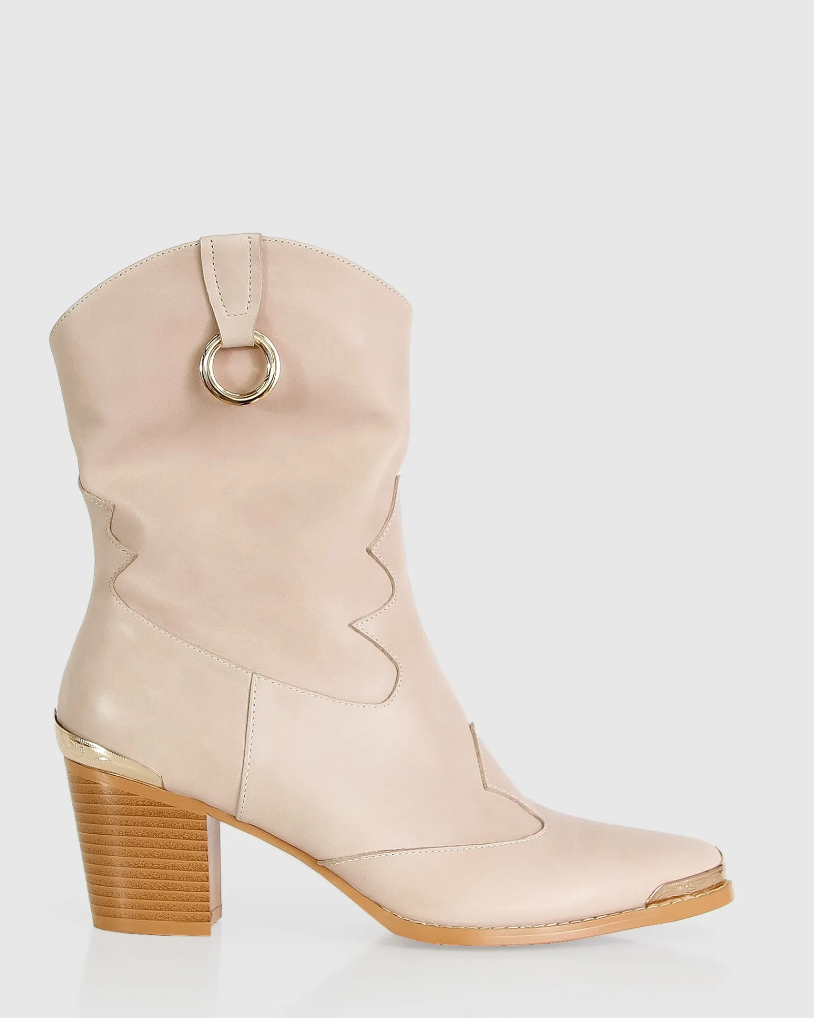 Hot Belle & Bloom Dallas Western Boot - Stone