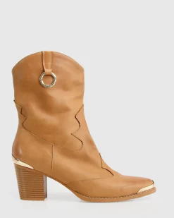 Best Belle & Bloom Dallas Western Boot - Tan