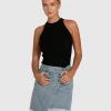Online Belle & Bloom Dance With Me Denim Mini Skirt