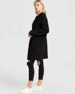 Discount Belle & Bloom Days Go By Sustainable Blazer Cardigan - Black