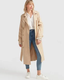 Online Belle & Bloom Empirical Trench Coat - Camel