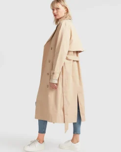 Online Belle & Bloom Empirical Trench Coat - Camel
