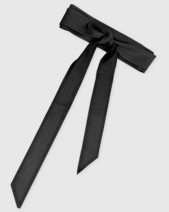 Clearance Belle & Bloom Escalate Perforated Leather Belt - Black