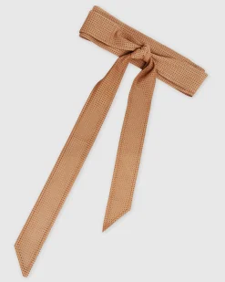 Best Belle & Bloom Escalate Perforated Leather Belt - Brown