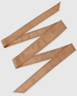Best Belle & Bloom Escalate Perforated Leather Belt - Brown