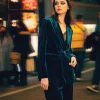Online Belle & Bloom Eternity Velvet Blazer - Dark Teal DarkTeal