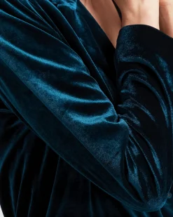 Online Belle & Bloom Eternity Velvet Blazer - Dark Teal DarkTeal