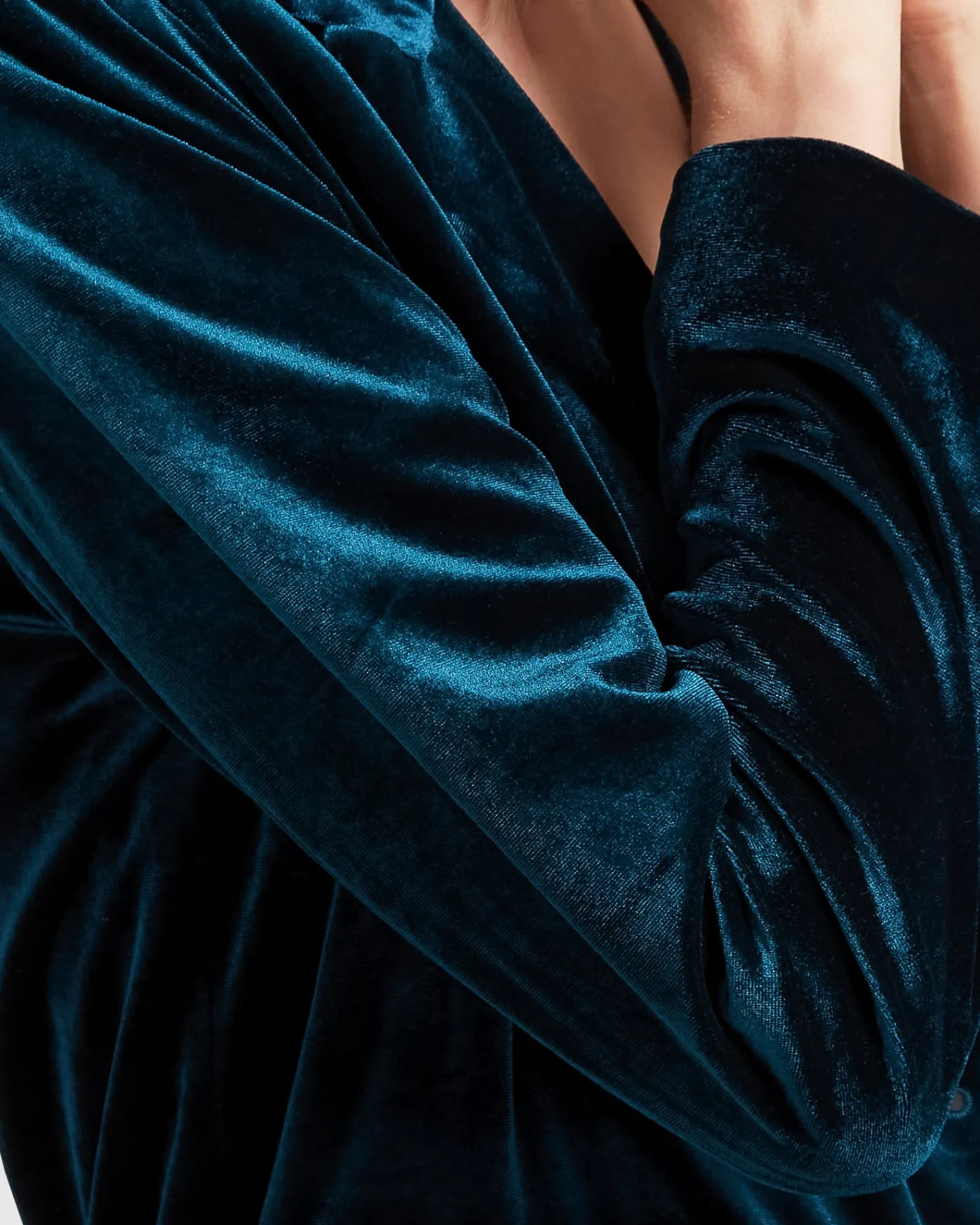 Online Belle & Bloom Eternity Velvet Blazer - Dark Teal DarkTeal
