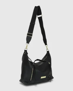 Best Belle & Bloom For Your Love Zip Front Handbag - Black