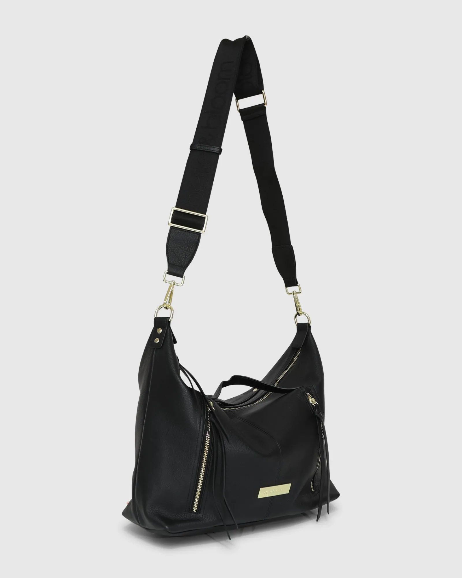 Best Belle & Bloom For Your Love Zip Front Handbag - Black