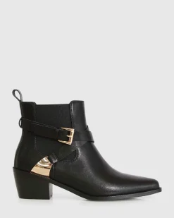 Clearance Belle & Bloom Full Moon Ankle Boot - Black