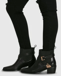 Clearance Belle & Bloom Full Moon Ankle Boot - Black